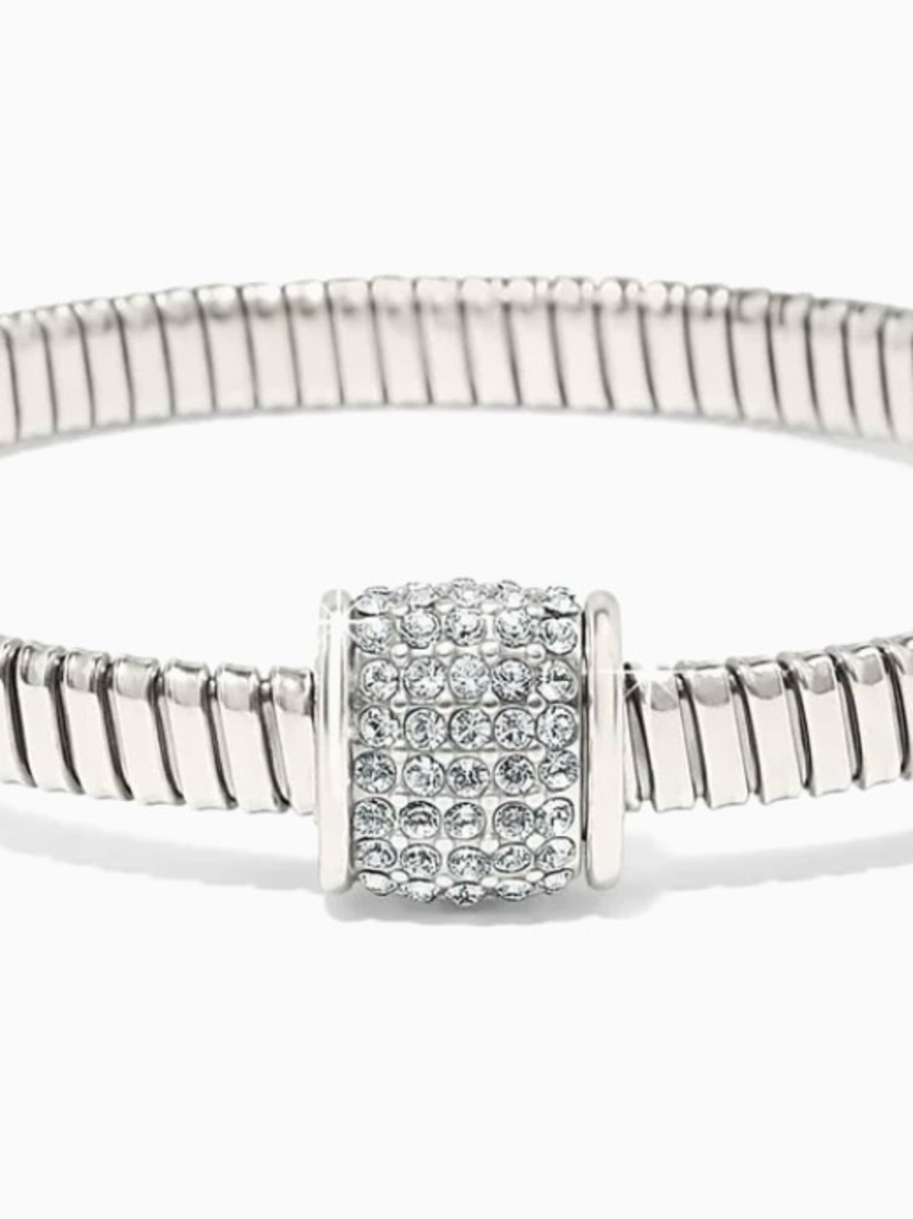 Brighton NWT SILVER Meridian Solis Spring Bracelet
